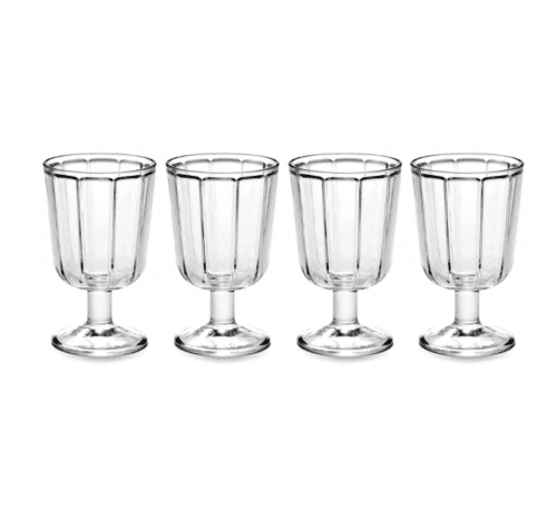 Serax Surface white wine glass 4-pack