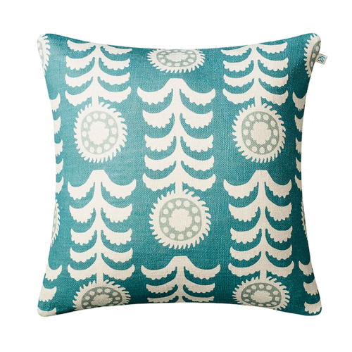 Chhatwal & Jonsson pellavatyyny Alok Blue 50×50cm