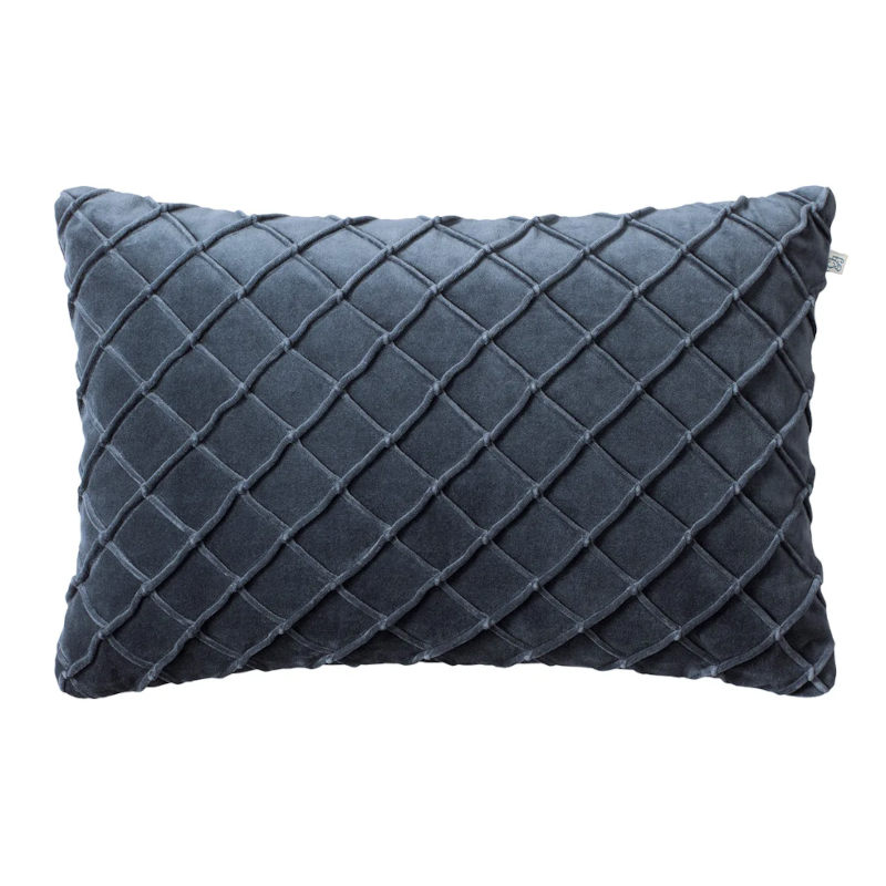 Chhatwal & Jonsson samettityyny Deva Sea Blue 40x60cm