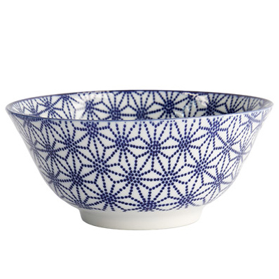 Japanilainen keraaminen kulho stars