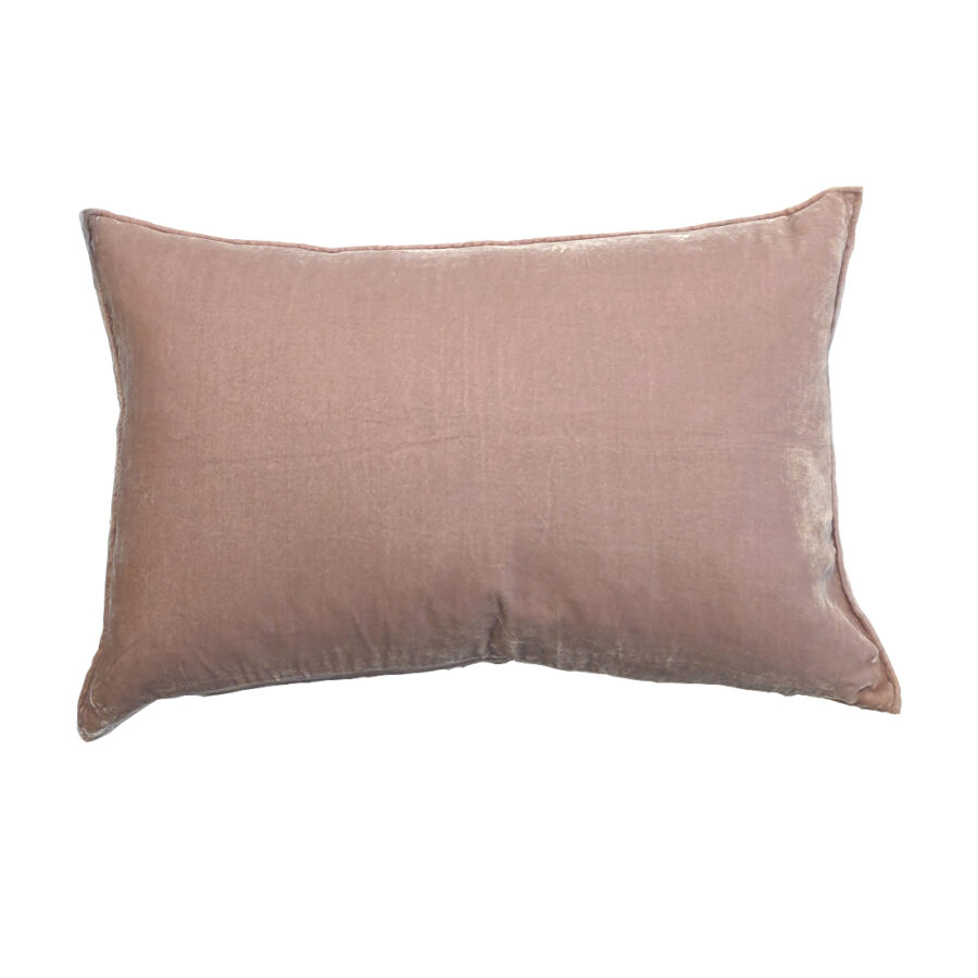 Silkkisamettityyny 40×60 old rose