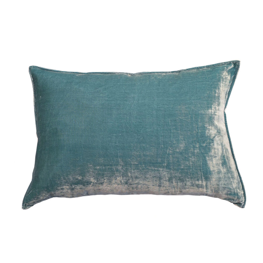 Silkkisamettityyny 40×60 petrol