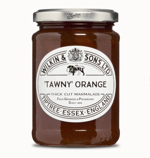 Appelsiinimarmeladi jossa on runsaasti kuoria