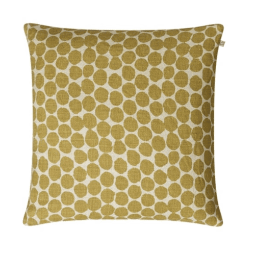 Chhatwal & Jonsson pellavatyyny Dot Adi Spicy Yellow 50x50cm