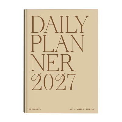 Cozy Planner 2027 Latte Brown