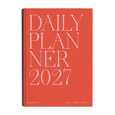 Cozy Planner 2027 Red