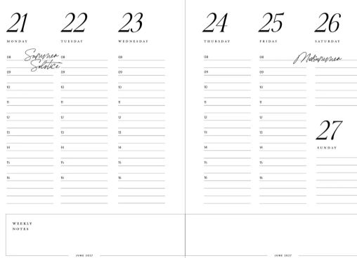 Cozy Planner 2027 Red