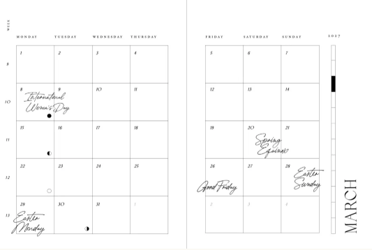 Cozy Planner 2027 Red