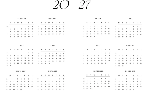 Cozy Planner 2027 Red