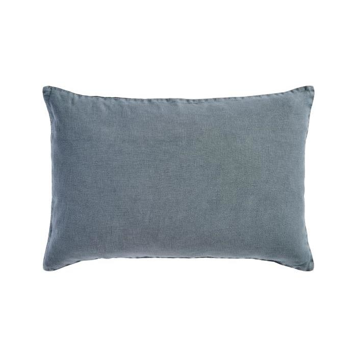 Pellavatyyny chalk blue 40x60