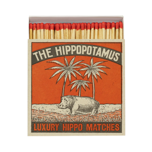 Safety Matches tulitikut Hippopotamus