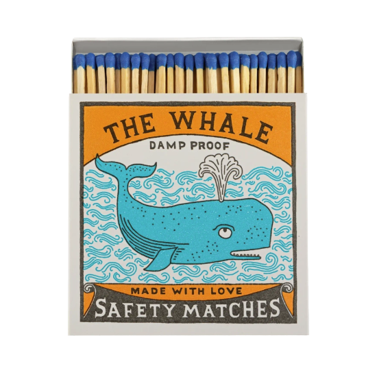 Safety Matches tulitikut The Whale