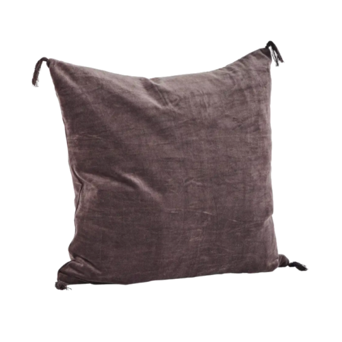 Samettityyny Eggplant 50x50
